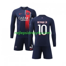 Fotbalový Dres Paris Saint-Germain PSG Neymar Jr Dětské Domácí 2023/24 Dlouhý Rukáv